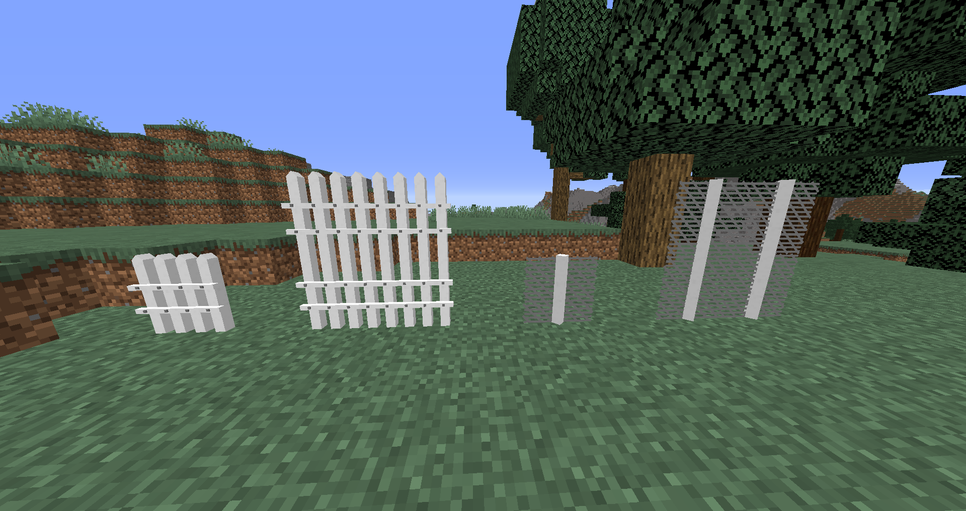 There are new iron fences that look good, and are strong.