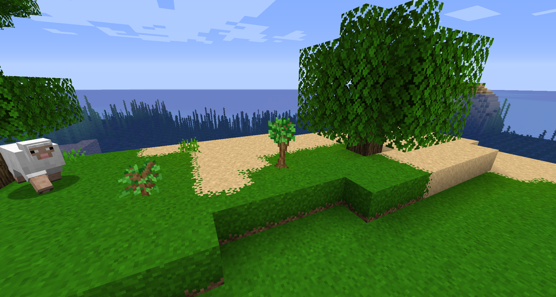 Separate growing trees textures