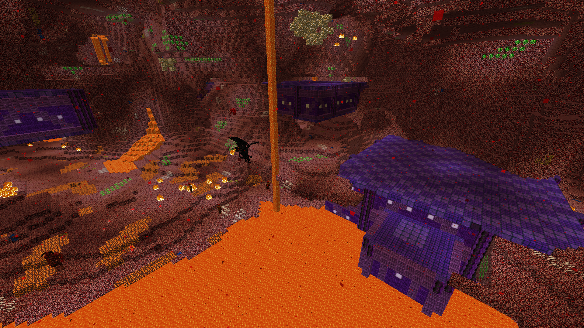 Lycanites Mobs Dungeon in the Nether