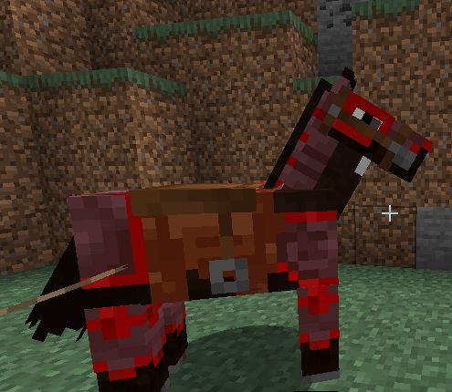 Redstone Netherite Horse Armor