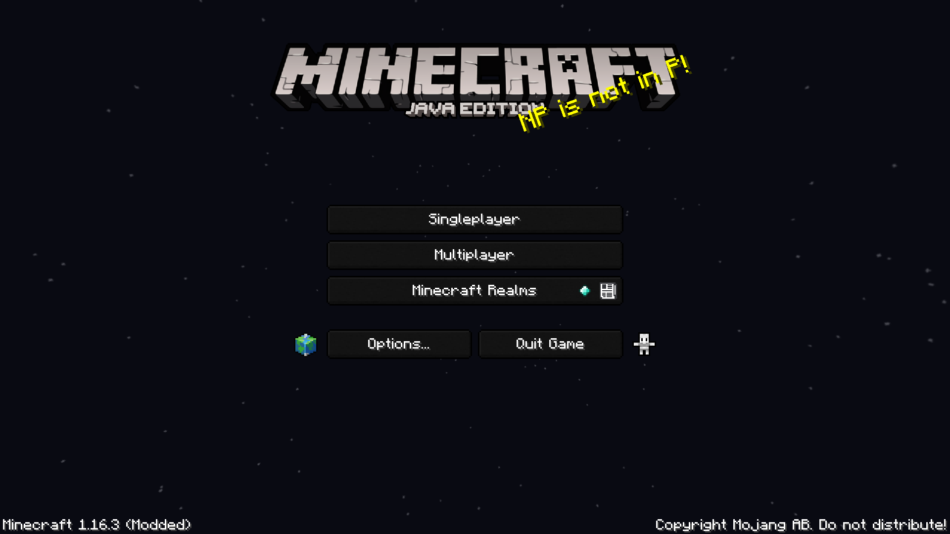 DarkUI - Main Menu