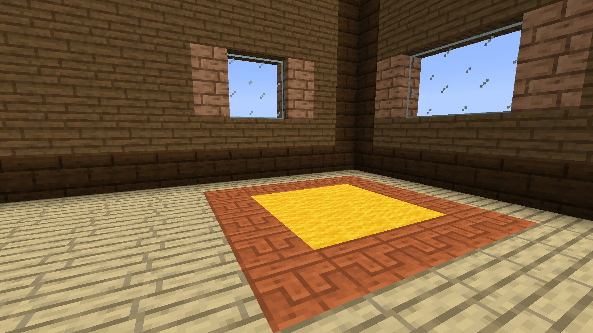 Vanilla plank room