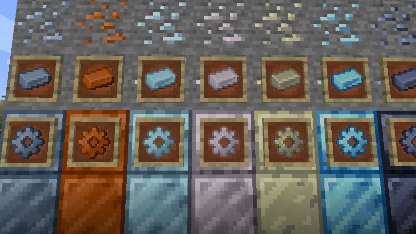 Close up on ores