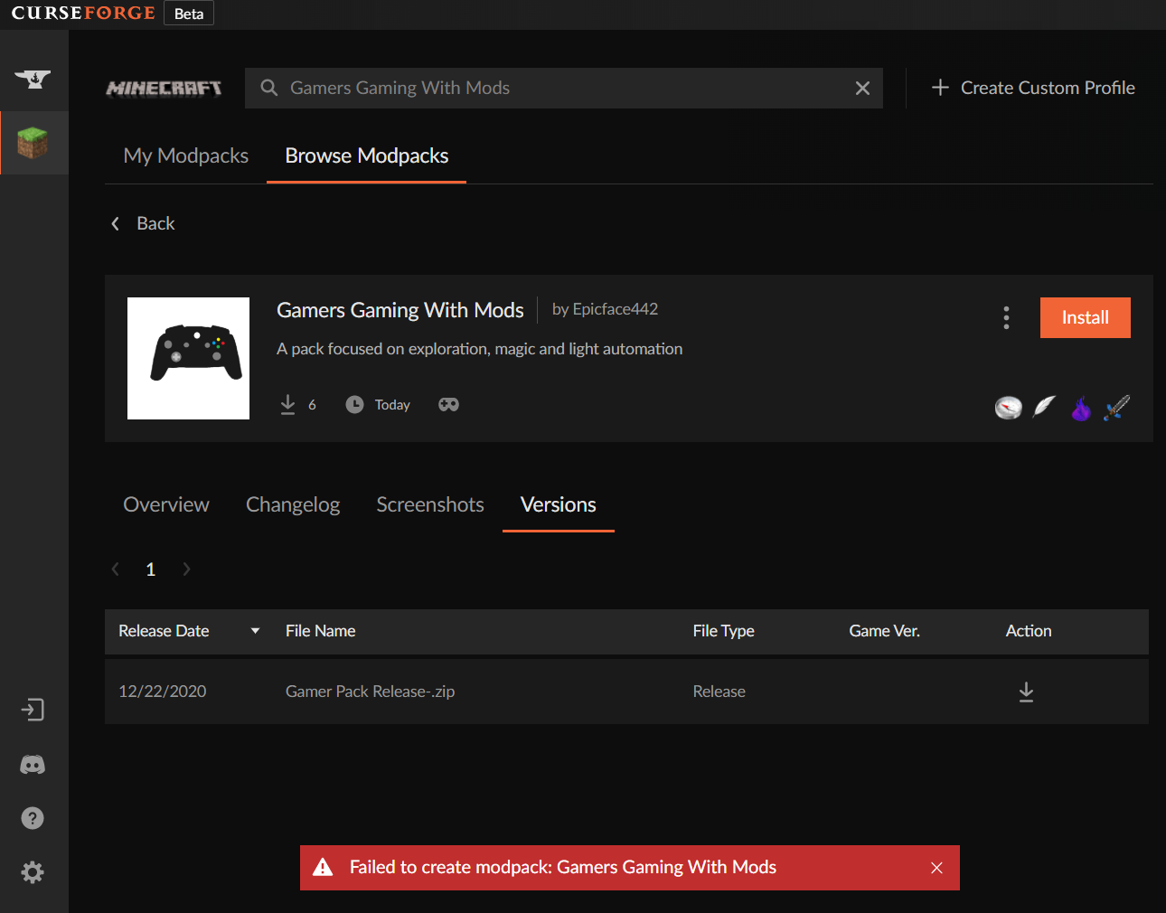 create curse account create curse account