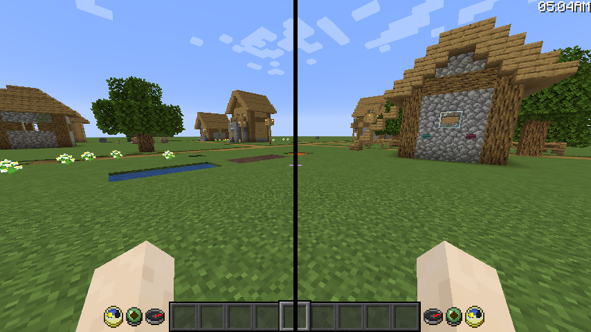 UI supports left handed mode