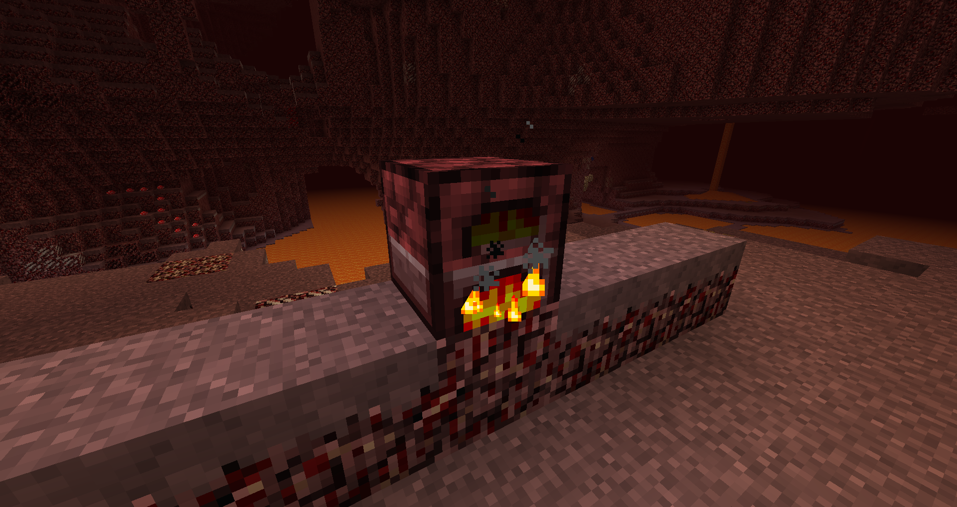 Nether Furnace Lit