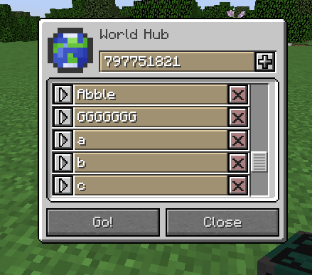 World Hub GUI