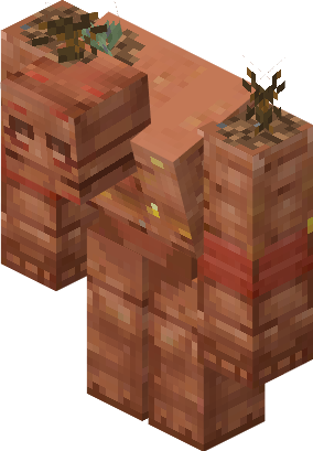 The Terracotta Creature are found in the mesa/badlands, spawning at nights, and will act hostile on sight