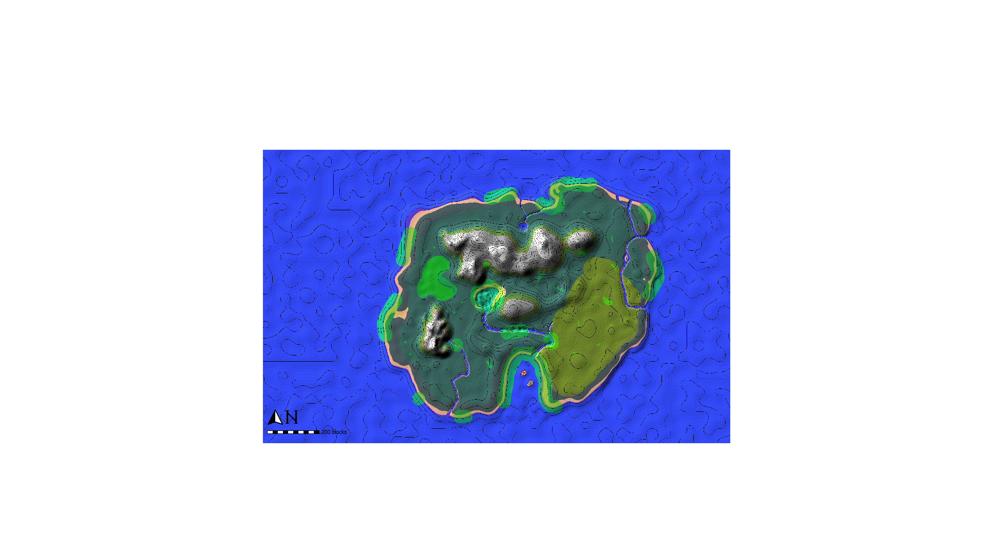 The Main Island Map