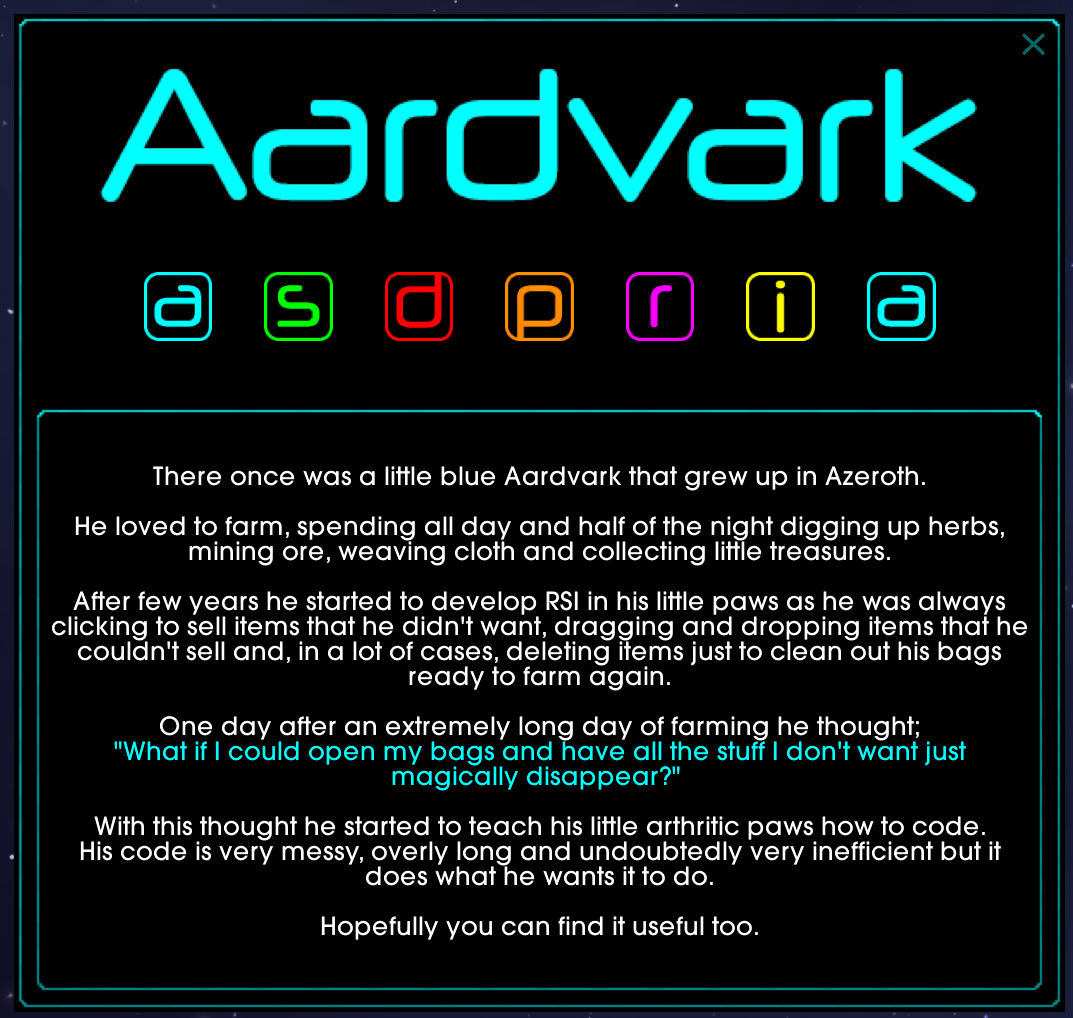 Aardvark Story