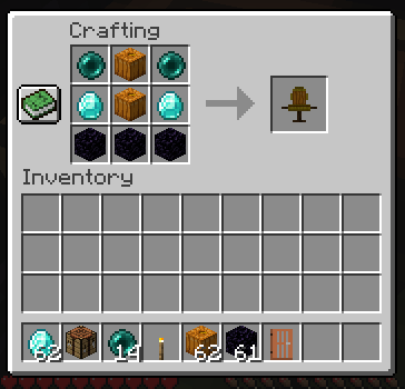 Recipe/crafting