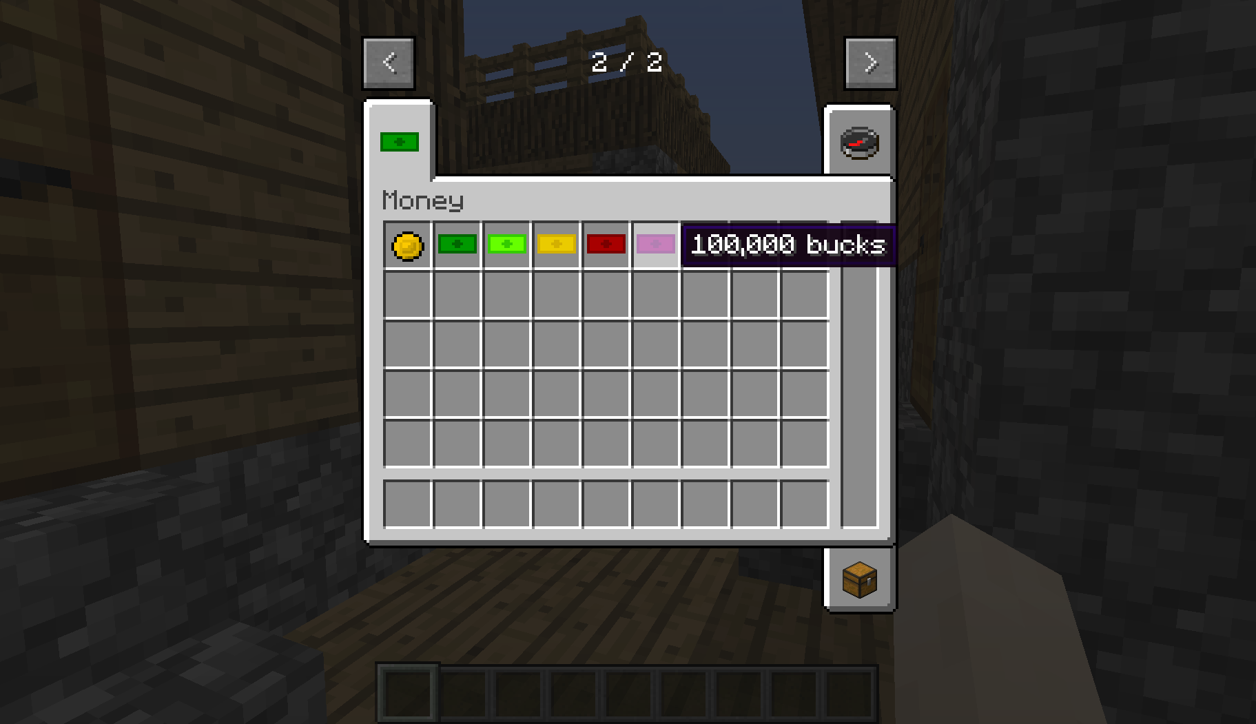 Creative inventory tab