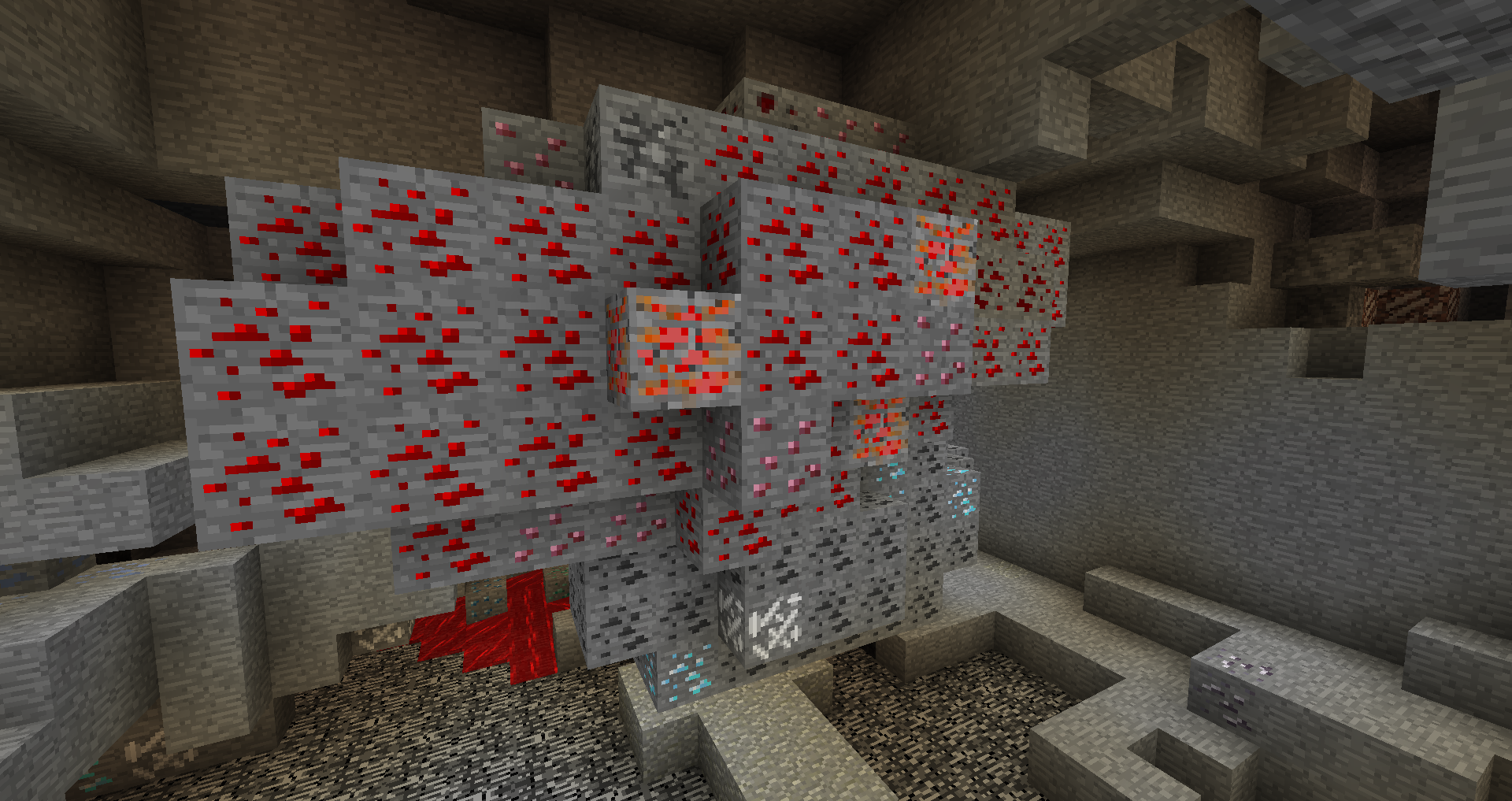 Redstone+Deep Coal Veins