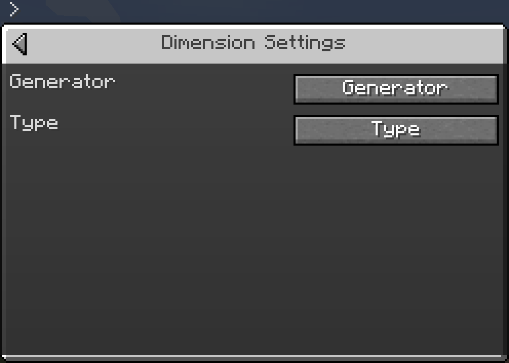 Dimension Settings