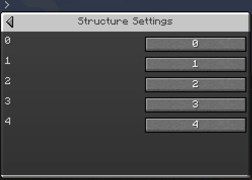 Structures Settings