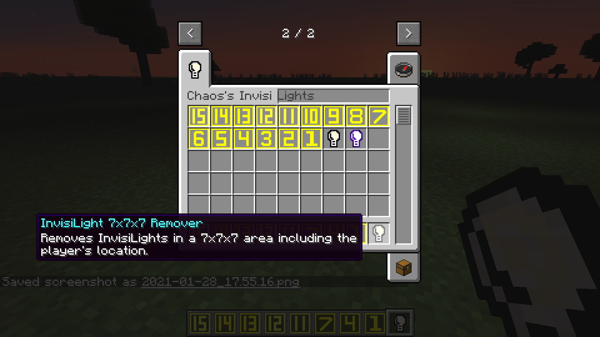 Builder's Invisible Lights Screenshots Minecraft Mods