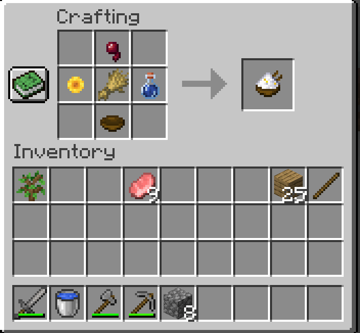 Rice Crafting Recipe (Shapeless)