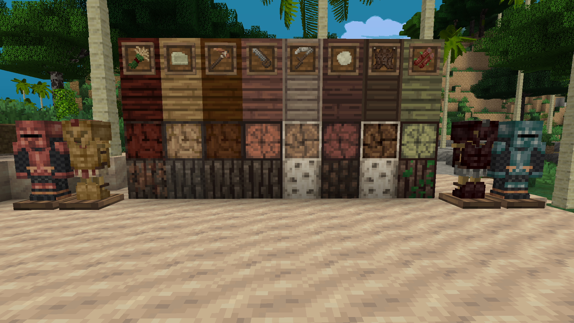 Armor Items and Wood