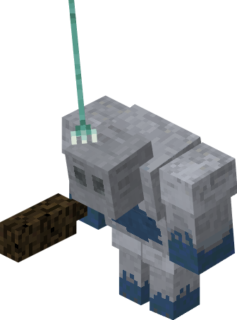 It Spawns In The Ice Age Dimension, when killed it has a chance to drop his head, if you wear it it will give you strenght but also it would damage the helmet,