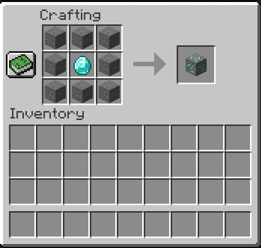 How to craft diamond ore