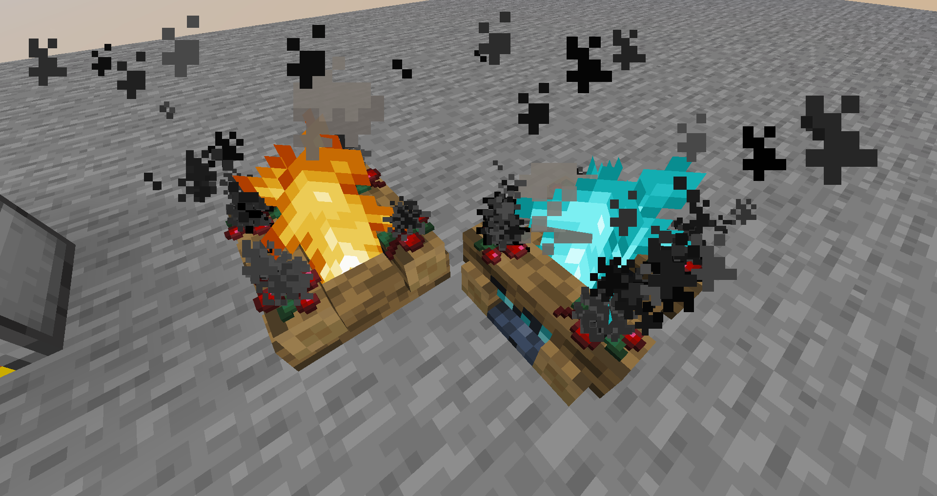 Cooking on campfire