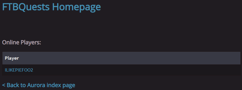 A demonstration of the front page of FTBQ Borealis.