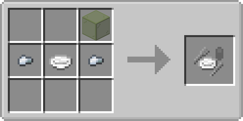 how to make a iron button in minecraft