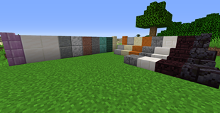 Vanilla Stairs, Slabs and Walls