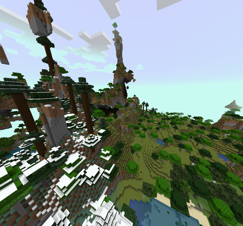 the three new biomes