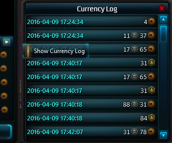 Currency Log