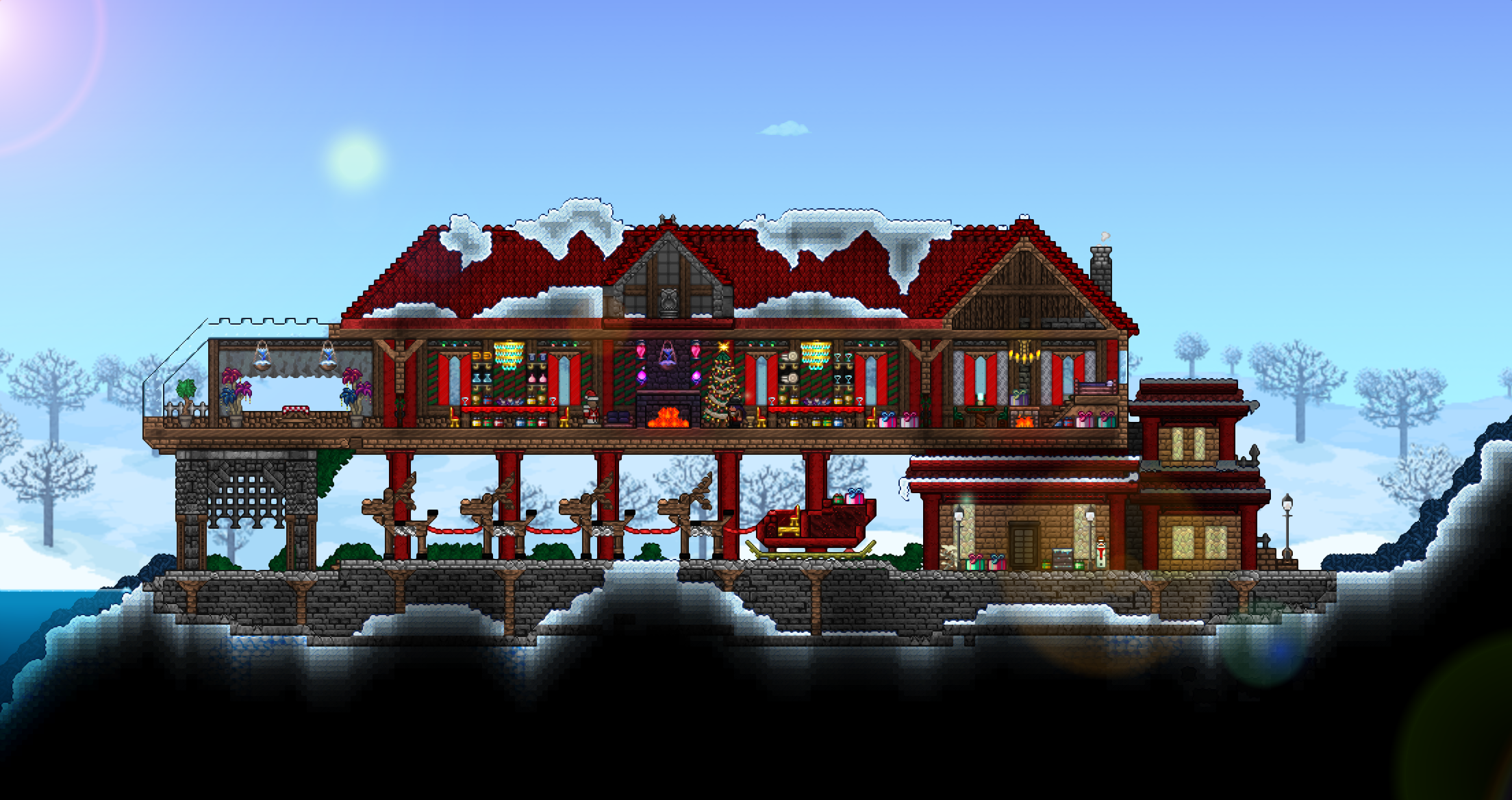 NPC Themed Houses - Terraria Maps - CurseForge