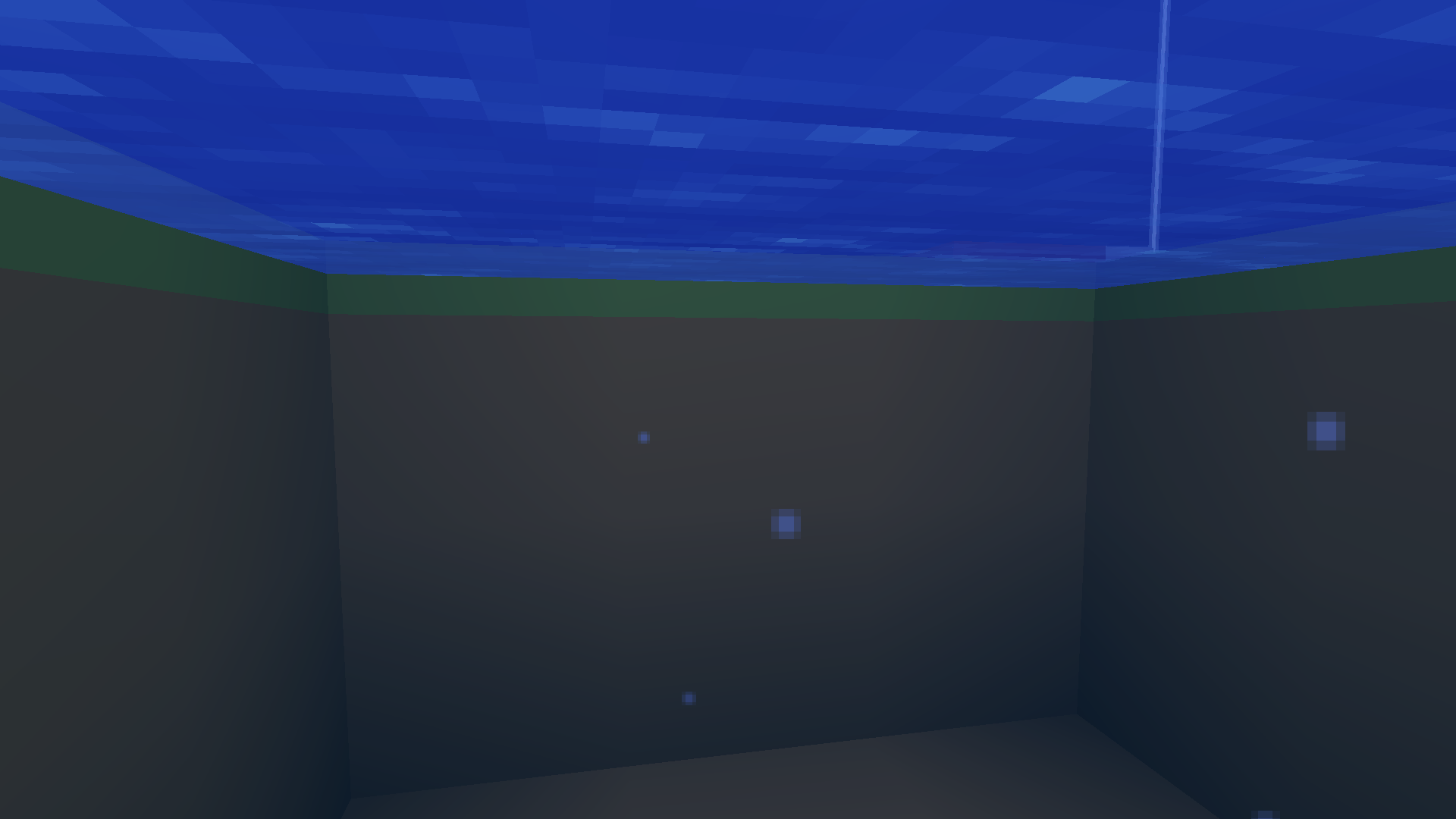 How it looks underwater now