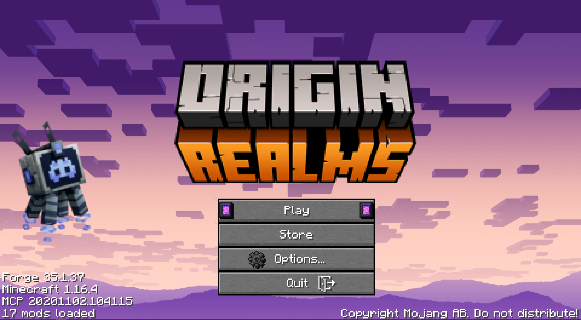 Origin Realms Client Modpacks Minecraft