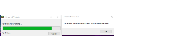 Minecraft runtime environment not found minecraft что делать