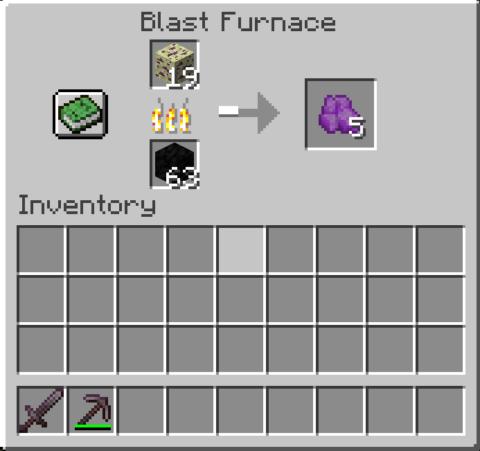 Smelting Voided Endstone