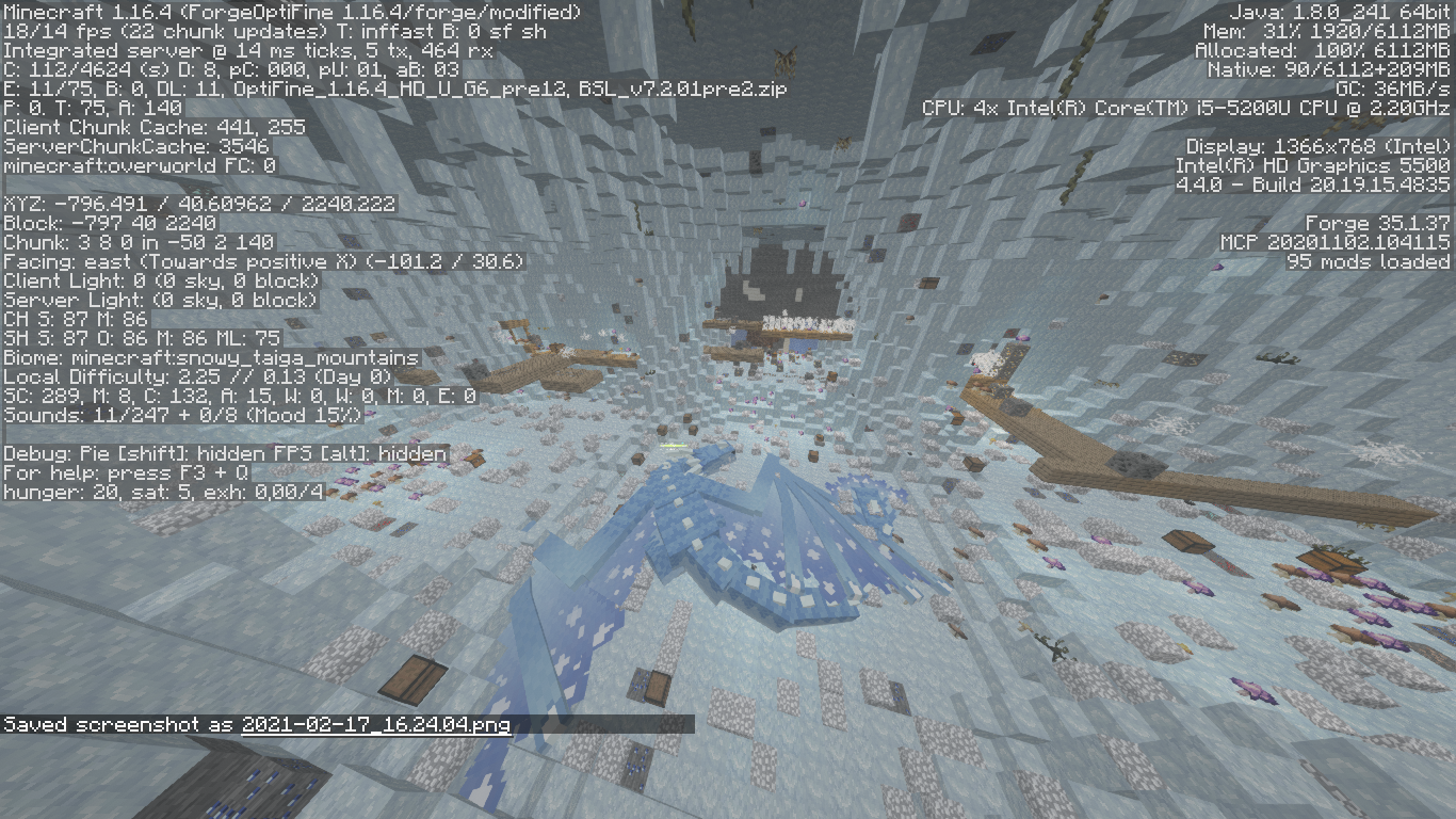 If you will be lucky you can have connected mineshafts to these caves!