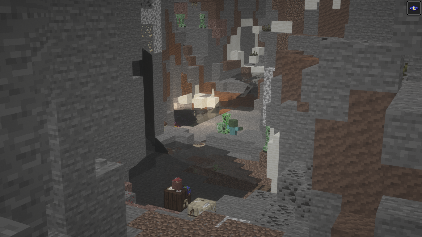 There is sometimes mimic whit strong drop! And somewhere is some random chests or creates!