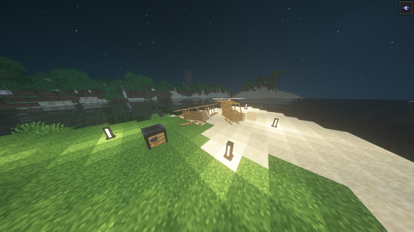 Really great mod for travel! You can borrow there villagers too!