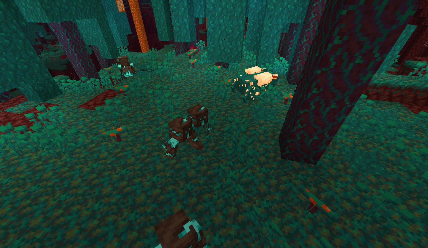 Some of the fauna you will found in the warped forest