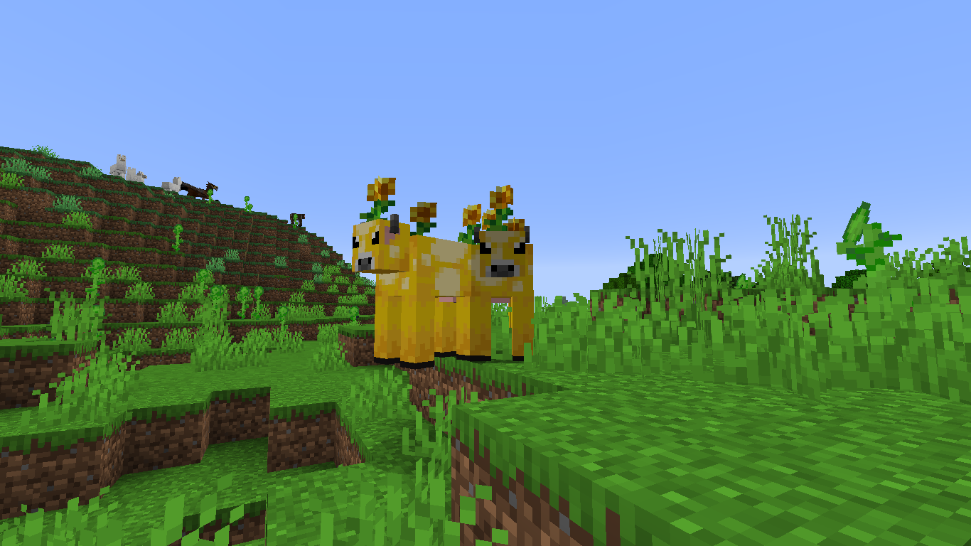 Screenshot of some mobs that were in the last mob vote found in the game!