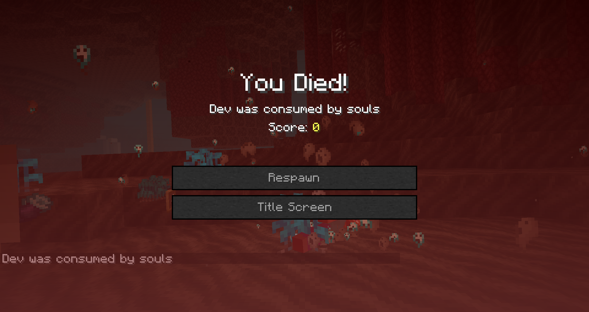 More death messages!