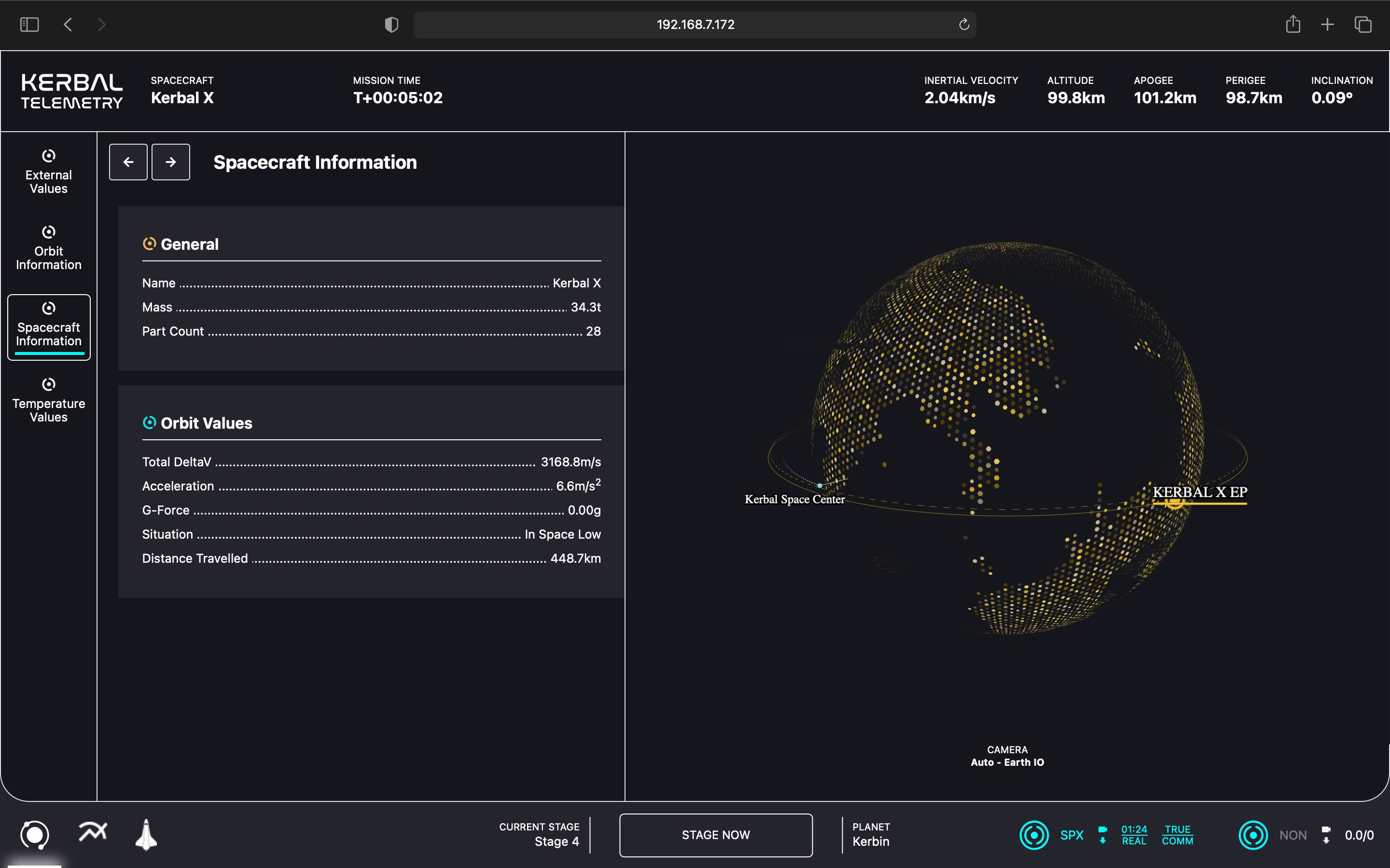 Spacecraft Information Page