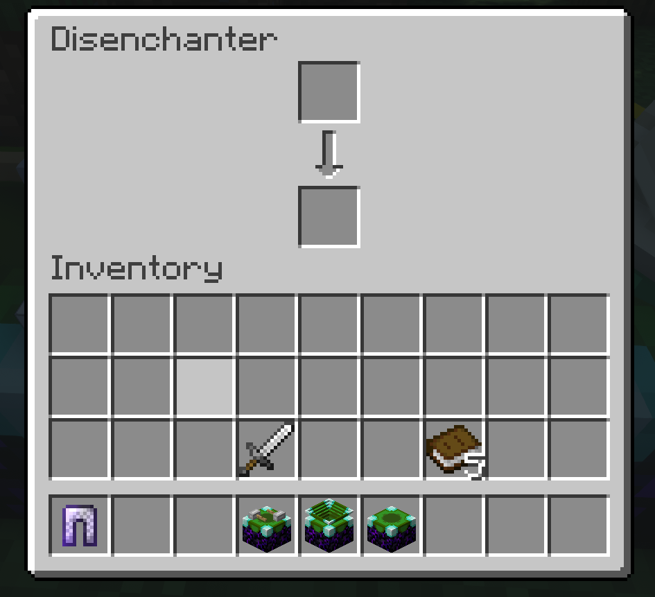 Create enchantment industry 1.20 1. Disenchanter. Блок чтобы снимать чары.