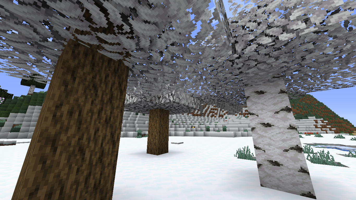 Snowy trees