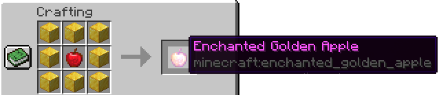 Notch Apple Crafting Recipe