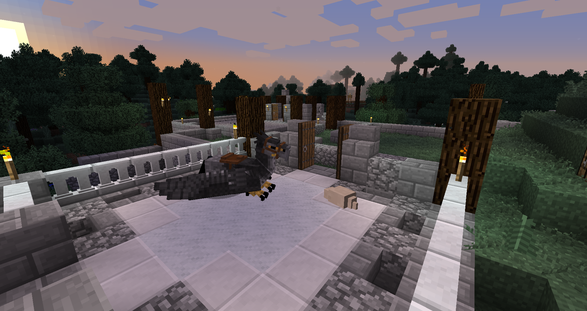 got lucky and menaged to tame a gryphon with 4 rabbit paws
