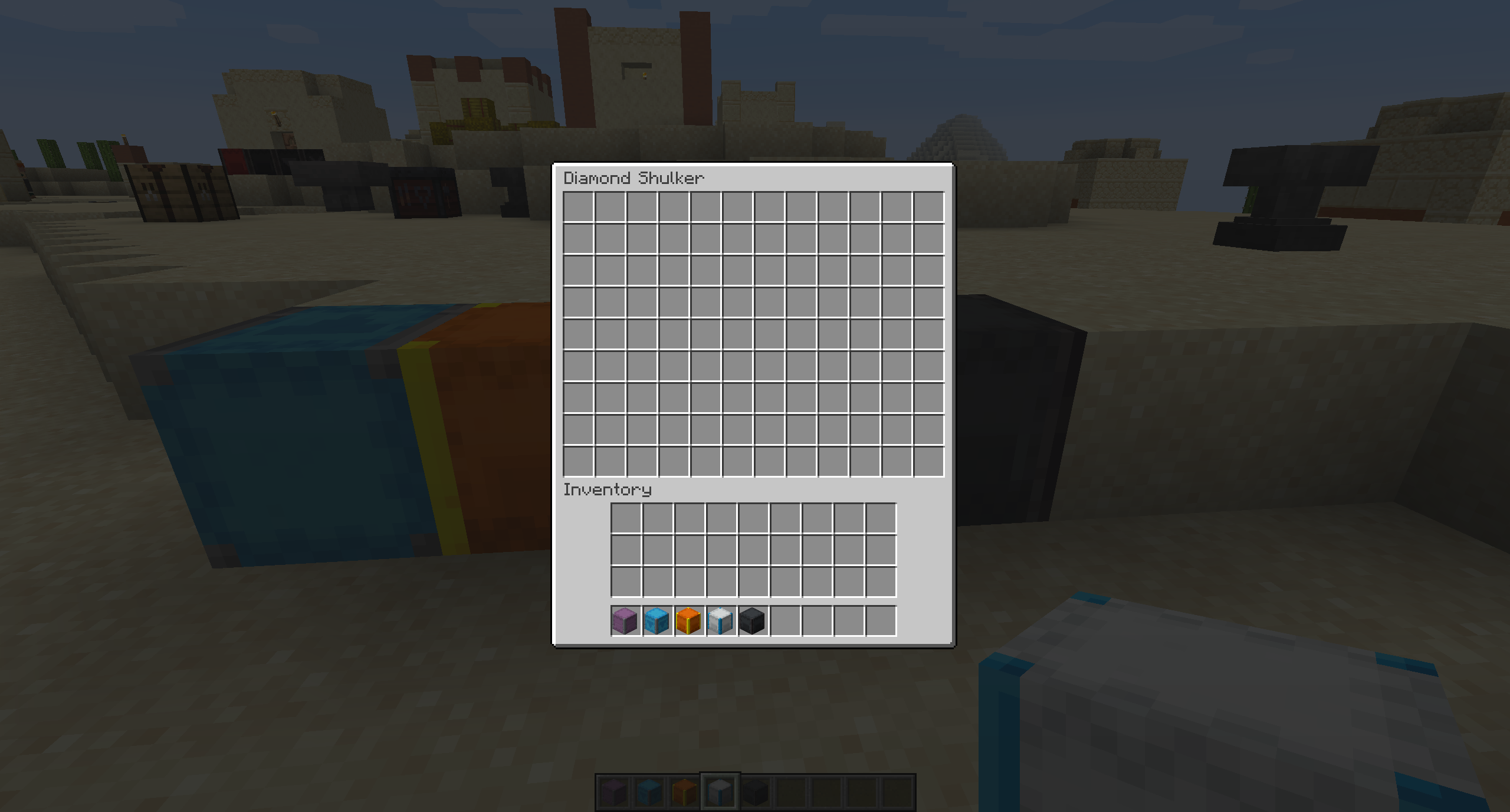 Diamond Shulker Inventory