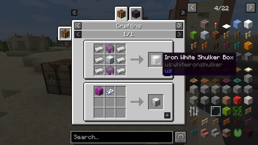 Iron Shulker Recipe