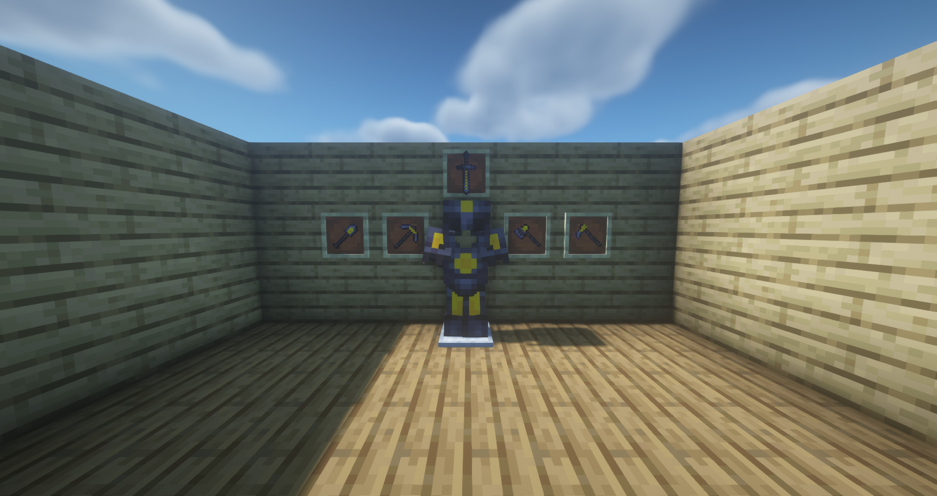 The netherite armor and tools are now infused with cheese. Cool right?