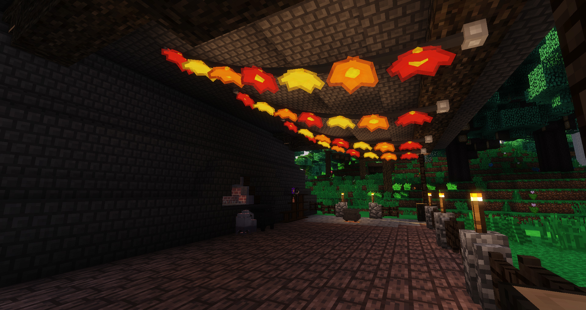 Just a nice cozy witches house with some fairy lights :3